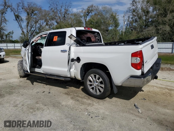 2017 Toyota Tundra Limited with VIN 5TFHW5F16HX616772, listed as a Copart auction lot 47778015 with Not provided miles and Non repairable. Bid and sale history available at DreamBid. Image 2.