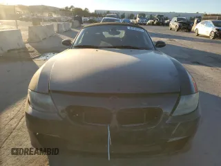 2007 BMW Z4 3.0i with VIN 4USBU33567LW72296, listed as a Copart auction lot 83709394 with 139,740 mi miles and Salvage Title. Bid and sale history available at carsss.com. Image 5.