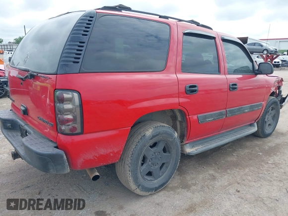 2004 Chevrolet Tahoe LS with VIN 1GNEC13Z54R214827, listed as a IAAI auction lot 42110221 with 227,560 mi miles and . Bid and sale history available at DreamBid. Image 4.