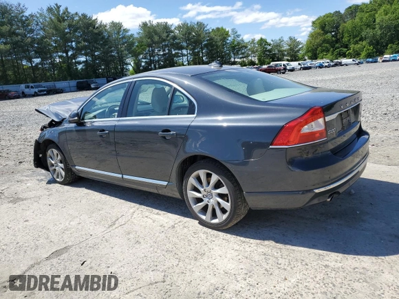 2016 Volvo S80 T5 Drive-E z VIN YV140MAK2G1198121, wystawiony jako Copart lot #57488305 z przebiegiem 113 395 mil mil oraz Szkoda całkowita • Salvage title. Historia ofert i sprzedaży dostępna na DreamBid. Obrazek 2.