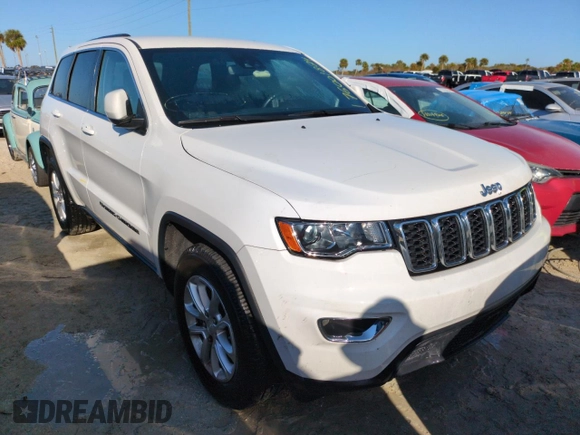 2022 Jeep Grand Cherokee WK Laredo X with VIN 1C4RJEAG6NC153176, listed as a Copart auction lot 76001824 with 0 mi miles and Non Repairable. Bid and sale history available at carsss.com. Image 4.