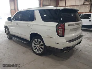 2023 Chevrolet Tahoe Premier with VIN 1GNSKSKD0PR217513, listed as a IAAI auction lot 41779222 with 55,424 mi miles. Bid and sale history available at carsss.com. Image 3.