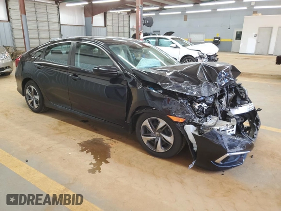 2020 Honda Civic LX z VIN 2HGFC2F64LH551171, wystawiony jako Copart lot #48491715 z przebiegiem 56 715 mil mil oraz Szkoda całkowita • Salvage title. Historia ofert i sprzedaży dostępna na DreamBid. Obrazek 4.