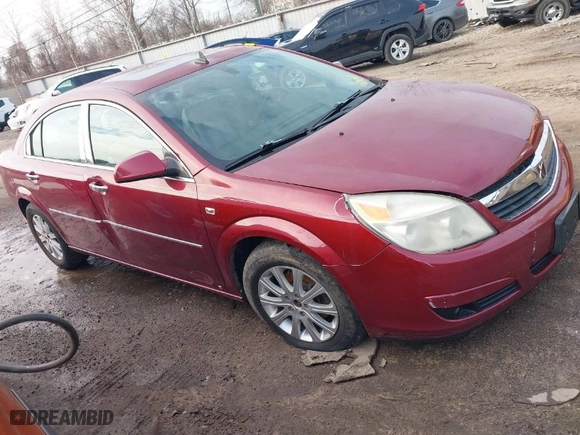2008 Saturn Aura XR with VIN 1G8ZV57778F227701, listed as a IAAI auction lot 41713903 with 180,689 mi miles. Bid and sale history available at carsss.com. Image 1.