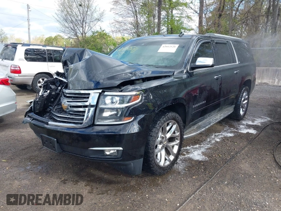 2015 Chevrolet Suburban LTZ with VIN 1GNSKKKC5FR255373, listed as a IAAI auction lot 42012528 with 219,030 mi miles and . Bid and sale history available at DreamBid. Image 17.
