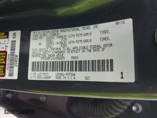 2016 Toyota Tundra 4WD Truck SR5 with VIN 5TFDW5F1XGX580291, listed as a IAAI auction lot 41567071 with 115,360 mi miles. Bid and sale history available at carsss.com. Image 9.