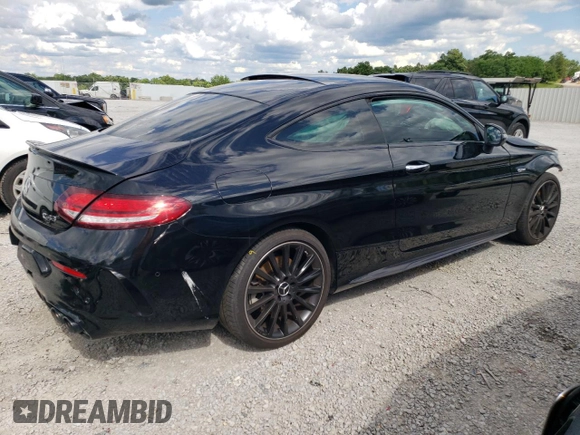 2021 Mercedes-Benz C 43 AMG with VIN W1KWJ6EB5MG099731, listed as a Copart auction lot 56369644 with 38,062 mi miles and Salvage title. Bid and sale history available at DreamBid. Image 3.