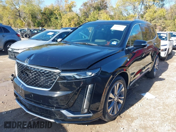 2025 Cadillac XT6 FWD Premium Luxury with VIN 1GYKPCRS1SZ118772, listed as a IAAI auction lot 41048190 with 131 mi miles. Bid and sale history available at carsss.com. Image 17.