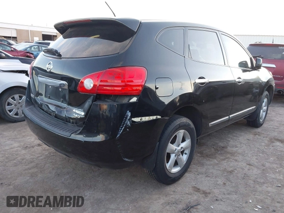 2013 Nissan Rogue SL with VIN JN8AS5MVXDW633291, listed as a IAAI auction lot 41661133 with 73,187 mi miles and . Bid and sale history available at DreamBid. Image 4.