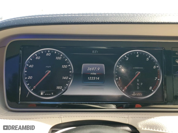 2015 Mercedes-Benz S-Class S 550 with VIN WDDUG8CB1FA108435, listed as a Copart auction lot 44468575 with 122,314 mi miles and Clean Title. Bid and sale history available at carsss.com. Image 9.