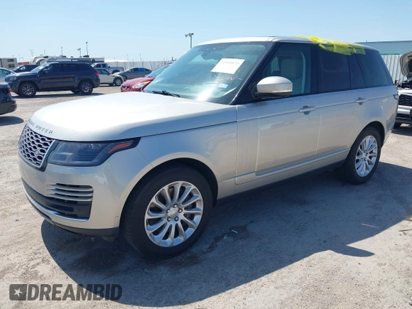 2019 Land Rover Range Rover with VIN SALGS2RE9KA520688, listed as a IAAI auction lot 41941073 with 59,782 mi miles and . Bid and sale history available at DreamBid. Image 17.