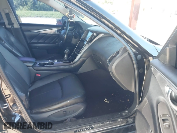 2014 Infiniti Q50 Premium with VIN JN1BV7AP0EM689359, listed as a IAAI auction lot 42671613 with 152,334 mi miles and . Bid and sale history available at DreamBid. Image 5.