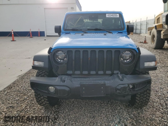 2021 Jeep Wrangler Sport S with VIN 1C4GJXAG2MW819658, listed as a Copart auction lot 43348205 with 27,169 mi miles and Salvage Title. Bid and sale history available at DreamBid. Image 5.