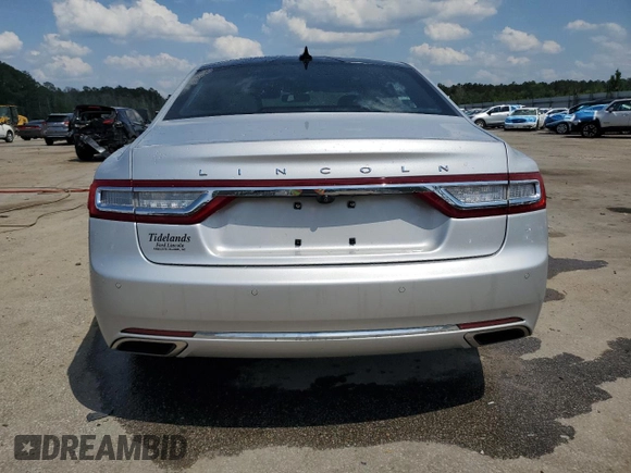 2018 Lincoln Continental Reserve with VIN 1LN6L9RP1J5611452, listed as a Copart auction lot 57516865 with Not provided miles and Salvage title. Bid and sale history available at DreamBid. Image 6.