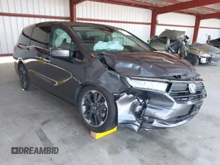 2023 Honda Odyssey Elite z VIN 5FNRL6H90PB069058, wystawiony jako IAAI lot #42009752 z przebiegiem 29 394 mil mil oraz . Historia ofert i sprzedaży dostępna na DreamBid. Obrazek 1.