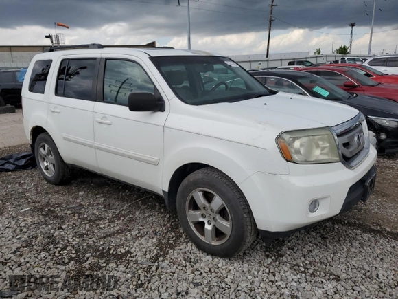 2011 Honda Pilot EX-L with VIN 5FNYF4H51BB050032, listed as a Copart auction lot 53747285 with 192,391 mi miles and Clean Title. Bid and sale history available at carsss.com. Image 4.