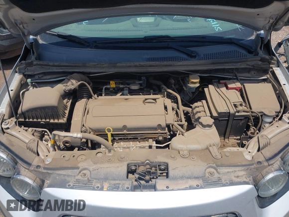 2014 Chevrolet Sonic LT with VIN 1G1JC5SH1E4229324, listed as a IAAI auction lot 39945012 with Not Provided miles and . Bid and sale history available at DreamBid. Image 10.