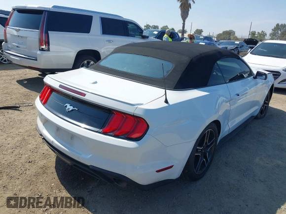 2020 Ford Mustang EcoBoost z VIN 1FATP8UH0L5105965, wystawiony jako IAAI lot #42475841 z przebiegiem 68 999 mil mil oraz . Historia ofert i sprzedaży dostępna na DreamBid. Obrazek 4.