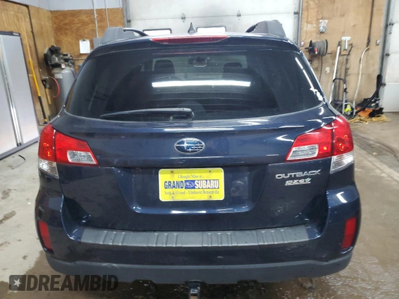 2012 Subaru Outback 2.5i Limited with VIN 4S4BRCKC0C3296109, listed as a Copart auction lot 49066925 with 166,710 mi miles and Non Repairable. Bid and sale history available at carsss.com. Image 6.