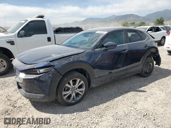 2021 Mazda CX-30 Select z VIN 3MVDMBBL7MM244948, wystawiony jako Copart lot #56252025 z przebiegiem 33 987 mil mil oraz Szkoda całkowita • Salvage title. Historia ofert i sprzedaży dostępna na DreamBid. Obrazek 1.