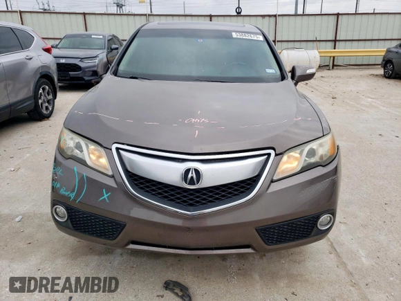 2013 Acura RDX Technology with VIN 5J8TB3H57DL016503, listed as a Copart auction lot 53882675 with 198,949 mi miles and Salvage title. Bid and sale history available at DreamBid. Image 5.