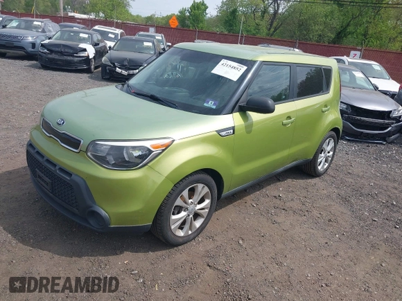 2015 Kia Soul + with VIN KNDJP3A50F7816301, listed as a IAAI auction lot 42154852 with 122,316 mi miles and . Bid and sale history available at DreamBid. Image 2.