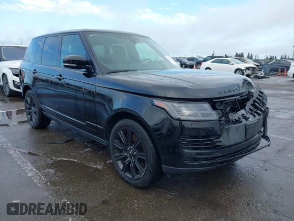 2021 Land Rover Range Rover Westminster with VIN SALGS2RU4MA453296, listed as a IAAI auction lot 41816979 with 13,018 mi miles and . Bid and sale history available at DreamBid. Image 1.