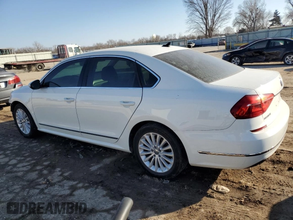 2016 Volkswagen Passat SE with VIN 1VWBT7A37GC013920, listed as a Copart auction lot 42335875 with 107,420 mi miles and Salvage title. Bid and sale history available at DreamBid. Image 2.