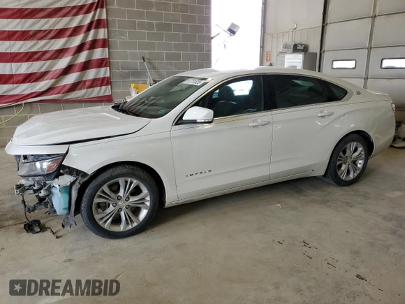 2015 Chevrolet Impala LT with VIN 2G1125S34F9158044, listed as a Copart auction lot 52731325 with 124,068 mi miles and Salvage Title. Bid and sale history available at DreamBid. Image 1.