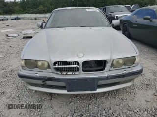 2001 BMW 7 Series 740iL with VIN WBAGH834X1DP26587, listed as a Copart auction lot 71174574 with 0 mi miles and Salvage Title. Bid and sale history available at carsss.com. Image 5.