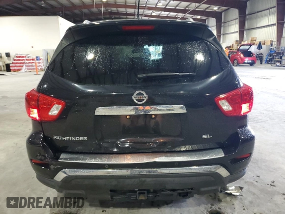 2017 Nissan Pathfinder SL with VIN 5N1DR2MN2HC613199, listed as a Copart auction lot 59520025 with 77,915 mi miles and Salvage title. Bid and sale history available at DreamBid. Image 6.