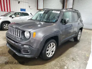 2017 Jeep Renegade Latitude with VIN ZACCJBBB9HPE81585, listed as a Copart auction lot 51851345 with 82,446 mi miles and Clean title. Bid and sale history available at DreamBid. Image 1.