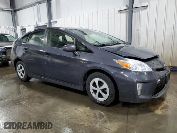 2013 Toyota Prius One with VIN JTDKN3DUXD1649944, listed as a Copart auction lot 52382095 with 233,680 mi miles and Salvage Title. Bid and sale history available at carsss.com. Image 4.