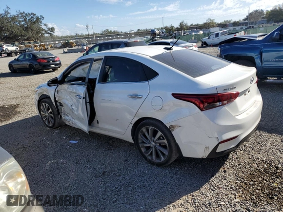 2018 Hyundai Accent Limited with VIN 3KPC34A33JE034558, listed as a Copart auction lot 45237255 with 18,054 mi miles and Salvage Title. Bid and sale history available at carsss.com. Image 2.