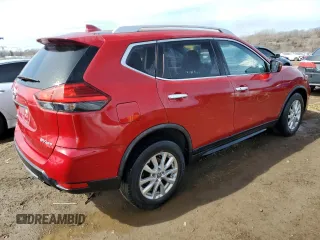 2017 Nissan Rogue S with VIN JN8AT2MV8HW266814, listed as a Copart auction lot 48042345 with 104,747 mi miles and Salvage Title. Bid and sale history available at carsss.com. Image 3.