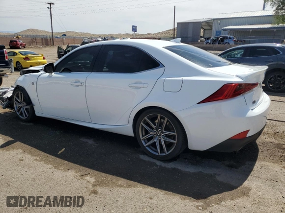 2017 Lexus IS 200t with VIN JTHBA1D22H5038785, listed as a Copart auction lot 58436715 with 76,298 mi miles and Salvage title. Bid and sale history available at DreamBid. Image 2.
