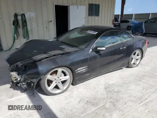 2005 Mercedes-Benz SL 500 with VIN WDBSK75F95F100237, listed as a Copart auction lot 56433255 with Not Provided miles and Salvage Title. Bid and sale history available at DreamBid. Image 1.
