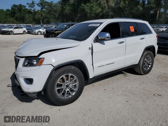 2014 Jeep Grand Cherokee Limited with VIN 1C4RJFBG6EC155269, listed as a Copart auction lot 56979205 with 151,191 mi miles and Salvage title. Bid and sale history available at DreamBid. Image 1.
