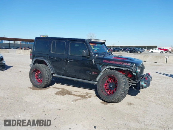 2018 Jeep Wrangler Unlimited Rubicon z VIN 1C4HJXFGXJW108766, wystawiony jako IAAI lot #41846062 z przebiegiem 96 791 mil mil oraz . Historia ofert i sprzedaży dostępna na DreamBid. Obrazek 14.