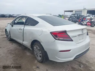 2014 Honda Civic Coupe LX with VIN 2HGFG3B56EH504587, listed as a IAAI auction lot 41569539 with 168,952 mi miles. Bid and sale history available at carsss.com. Image 3.