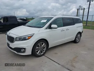 2015 Kia Sedona SX-L with VIN KNDME5C12F6028893, listed as a IAAI auction lot 42109514 with 169,303 mi miles and . Bid and sale history available at DreamBid. Image 17.