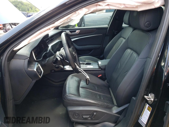2019 Audi A6 Premium Plus with VIN WAUE8AF21KN116940, listed as a Copart auction lot 60920744 with 56,363 mi miles and Salvage Title. Bid and sale history available at carsss.com. Image 7.