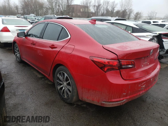 2017 Acura TLX with VIN 19UUB1F33HA009981, listed as a Copart auction lot 48927265 with 172,711 mi miles and Salvage Title. Bid and sale history available at carsss.com. Image 2.