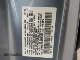 2014 Honda Odyssey Touring with VIN 5FNRL5H90EB007182, listed as a Copart auction lot 51152775 with 152,483 mi miles and Salvage title. Bid and sale history available at DreamBid. Image 13.