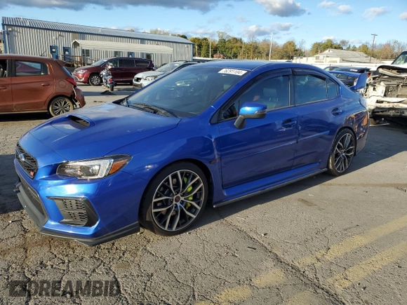 2020 Subaru WRX STI Limited with VIN JF1VA2Y6XL9829722, listed as a Copart auction lot 76291104 with 44,662 mi miles and Salvage Title. Bid and sale history available at carsss.com. Image 1.