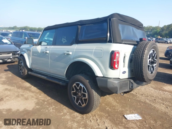 2022 Ford Bronco with VIN 1FMEE5DP7NLA78997, listed as a IAAI auction lot 42462203 with 20,253 mi miles and . Bid and sale history available at DreamBid. Image 3.