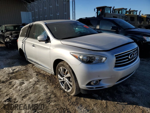 2013 Infiniti JX35 with VIN 5N1AL0MM4DC322164, listed as a Copart auction lot 89049285 with 147,940 mi miles and Clean Title. Bid and sale history available at carsss.com. Image 4.