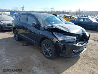 2025 Acura RDX w/A-Spec Package with VIN 5J8TC2H61SL009902, listed as a IAAI auction lot 41378429 with 1,002 mi miles. Bid and sale history available at carsss.com. Image 1.