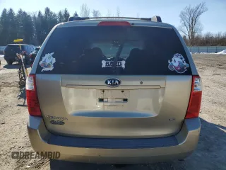 2007 Kia Sedona LX with VIN KNDMB233476147961, listed as a Copart auction lot 48478215 with 234,710 mi miles and Salvage Title. Bid and sale history available at carsss.com. Image 6.