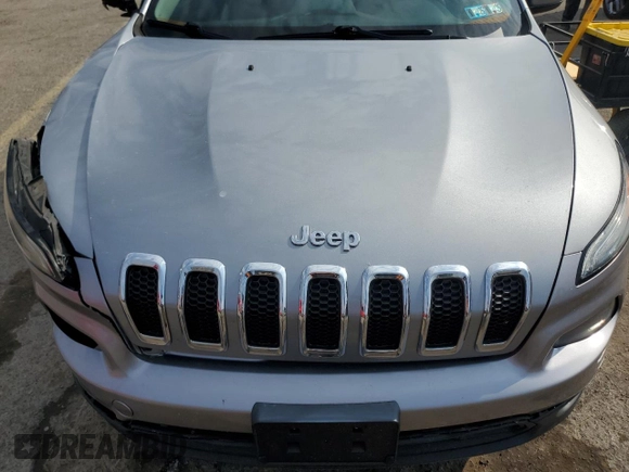 2014 Jeep Cherokee Latitude with VIN 1C4PJMCS7EW285400, listed as a Copart auction lot 49008695 with 91,532 mi miles and Salvage Title. Bid and sale history available at carsss.com. Image 12.